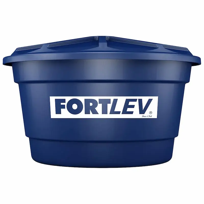 Caixa d'água da marca Fortlev para garantir o abastecimento da sua casa. Com entrega em Parnamirim, temos modelos de 1.000L, 5.000L e 10.000L. É a solução completa para o sistema de água da sua construção.